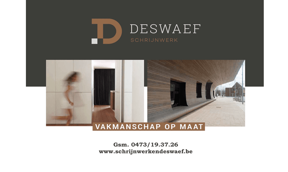 Logo van Schrijnwerken Deswaef
